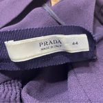 Prada Purple Ruched Dress Size 44 Photo 4