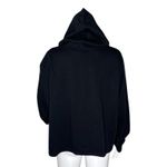 Puma Sweatshirt Women XL Black White Amplified Crop Hoodie Casual Athleisure Photo 3