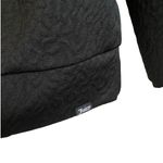 Juicy Couture  Sport Black‎ Quilted Crop Funnel Neck Pullover Sweatshirt- L Photo 4