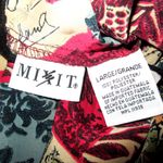 Mixit ♥️ Large Patchwork Print SKIRT Womens L pull on Vintage 90s Photo 1