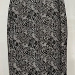 The Limited ‎ Pencil Skirt Black Lace Overlay Career Wear Size 0 Photo 0
