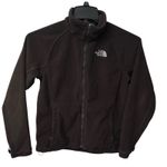The North Face  Jacket Womens Size Small Brown Fleece Full Zip Windbreaker Photo 0