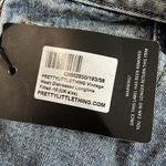 Pretty Little Thing  Vintage Wash Distressed Longline Shorts Size 6 NWT Photo 5