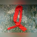 Liz Claiborne Vintage 80s red silk neck hair scarf Photo 1
