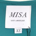 MISA Los Angeles NWT Long Sleeve Knot Dress in Eucalyptus Photo 8