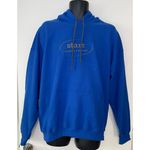 Gildan Men’s Blue Hooded Pullover Sweatshirt Photo 0