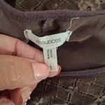 Maurice's NWOT Sz 1 Elegant Lace Sleeveless Top - Brown Photo 8