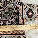 Sew In Love Pink and Brown Graphic Polo Blouse Size XL Photo 6