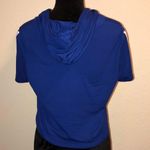 Charlotte Russe Blue Hoodie Crop Top Photo 1