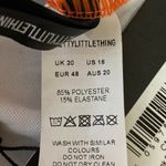 Pretty Little Thing NEW  Multicolor Printed Ruched Scoop Neck One Piece Swimsuit 16 Photo 4