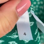 Reformation Green Rosalinda Dress size 4 Photo 11