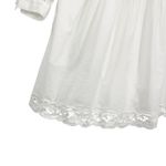 Madewell Pintucked Eyelet Mini Dress White XS NWT Clean Girl Quiet Luxury Photo 10