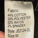 Elan black high rise stretch buttons detailing jeans, size M Y2K biker grunge Photo 3