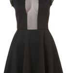 Topshop Black Mesh Cut Out Dress Photo 0