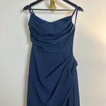 Chiara Boni  La Petite Robe Dotai Strapless Gown in Arctic Blue Size IT 42 / US 6 Photo 2