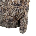 Adrienne Snake Skin Print Puff Balloon Sleeve Blouse Mobwife Top Animal Print Photo 5