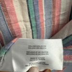 Orvis ‎ Classic Collection Women's Striped Linen Blend Button-Down Top Photo 4