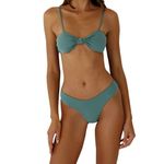 NEW Free People* Kya reversible stella bikini bottom, green, size XS Green Photo 12