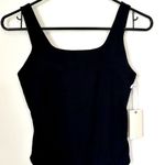Good American NWT  Super Stretch Jersey Tank Bodysuit in Black - Size: 2 (Medium) Photo 2