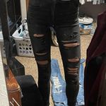 American Eagle High Waisted Black Skinny Jeans Photo 0
