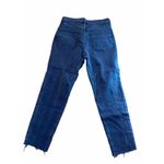 Old Navy  Jeans Womens High Rise O.G Straight Ankle Raw Frayed Hem Denim Size‎ 6 Photo 5