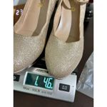 Unisa Women's Gold Glitter Ankle Strap Platform Heels Shoes Size 8.5M Photo 15