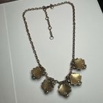 J.Crew  Green Black Rhinestone Gold Tone Statement Necklace Adjustable Length Photo 11