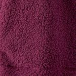 Koolaburra by UGG Brushed Back Sherpa Hoodie Pullover Fig Burgundy Sz S Red Photo 2