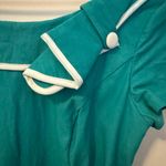 Voodoo Vixen Teal Dress with White Details Photo 2