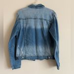 Judy Blue Distressed Denim Jacket Size Medium Photo 4