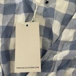 Rails  Brigette Periwinkle Gingham Wrap mini Dress Photo 8