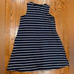 Time and Tru Navy and White Striped Tank Top Blue Size L Photo 6