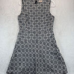 Tory Burch  Stencil Hourglass Dress A-Line‎ Geometric Print Career Cocktail Sz 10 Photo 0