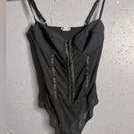 Free People Intimately Rhythm Corset Bodysuit in Black . Size XS Photo 2