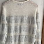 Something Navy Metallic Stripe Sweater Dress Photo 9