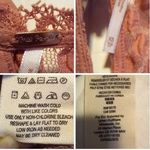 Free People X-Small Park Slope Tank-Babydoll-Lace-Sheer- Rustic Rose - Peplum Photo 6