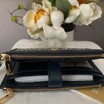 Michael Kors NWOT Jet Set Double Zip wallet Navy Multi Adele Photo 4