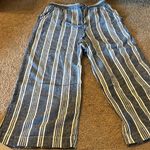 Olive & Oak Olive @ oak blue and white casual pants xs Photo 2