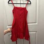 Oh Polly  Red Wrap Dress Size US6 / UK10 Photo 5