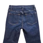 Frame Le Crop Mini Boot Jeans Womens 25 Blue Denim Fray Raw Hem Stretch Photo 9