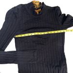 Free People  Scarf Tie Ribbed Knit Top sz M Photo 4