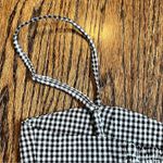 Brandy Melville  Black Gingham Skirt and Tank Top Set Preppy Spring Summer Photo 7