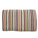Stella & Dot Taj Boho Clutch Bag Multicolor Woven Fringe Magnetic Closure Photo 4