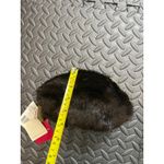 NWT Stephanie Johnson Saks Fifth Avenue Faux‎ Fur Makeup Cosmetic Pouch Case Brown Photo 12