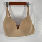 Auden Nursing Bra Lightly Lined Wirefree Comfort Beige 34DDD Tan Size undefined Photo 1