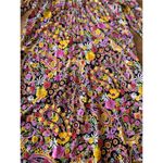 LA DOUBLEJ A line Suitcase Dress Tripping Nero in Fluid Jersey size XS Orange Photo 2