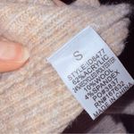 Klesis long sleeve soft cross v neck long sleeve maxi dress tan small body con Photo 2