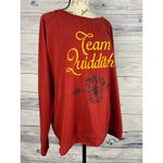 Harry Potter Team Quidditch Shirt Women XL Long Sleeve Gryffindor Stretch Maroon Photo 2