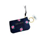 Simply Southern Navy Pink Floral ID Card Keychain Wallet NEW NWT Photo 1
