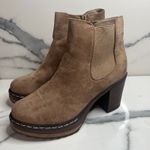 Altar'd State Women's Tan Faux Suede Festival Boho Platform Sonata Boots Sz 9 Photo 2